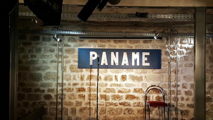 a view of a stand up comedy stage in Paris